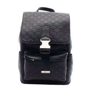 Celine Leather Triomphe Backpack Black